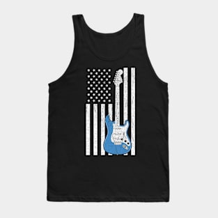 Patriotic Electric Guitar Tank Top